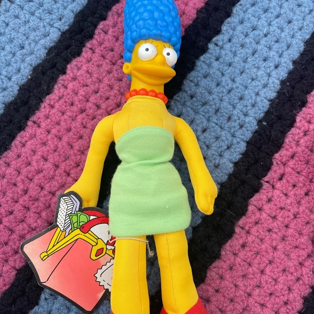 Vintage 1990 Marge Simpson Doll Burger King